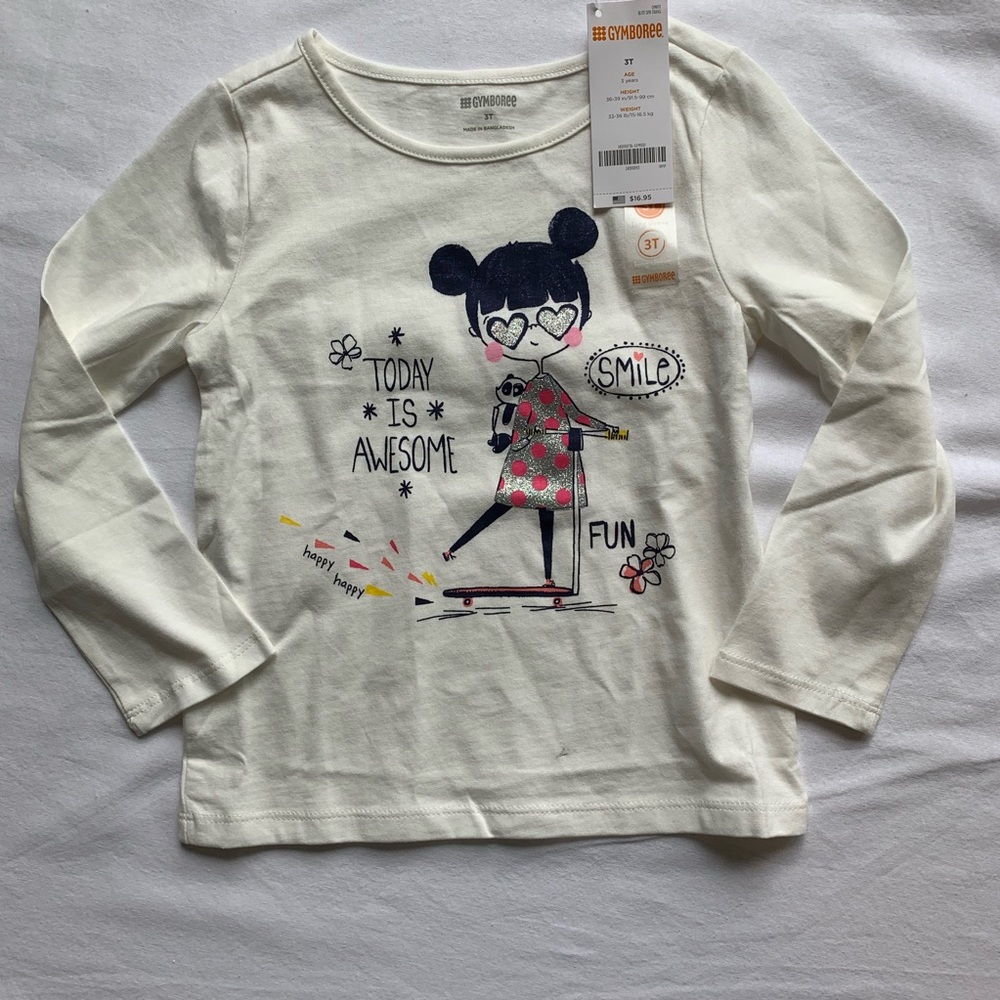 Gymboree Long Sleeve Shirt Size 3T